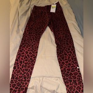 Nike Training pants , animal print , women’s Small , NWT
